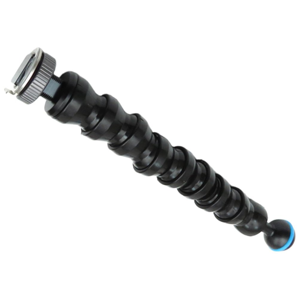 4/6/8/10 Section Flexible Adjustable Snake Arm Cold Shoe Hot Shoe Mount for Underwater Photography Alloy Construction Studio Lighting Mount for Underwater