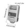 CHEOTIME Mini Camera Flash, 5600K Compact Rechargeable Photography Flashlight Mini Hot Shoe Flash Digital Camera Flash Portable Lighting with Filters for DSLR (Sliver) view 2