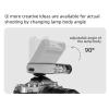 CHEOTIME Mini Camera Flash, 5600K Compact Rechargeable Photography Flashlight Mini Hot Shoe Flash Digital Camera Flash Portable Lighting with Filters for DSLR (Sliver) view 4