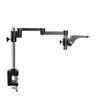 Microscope Accessories Kit Rotatable Folding Bracket Articulating Holder Stand Universal 76/50MM Focus Arm for Stereo Trinocular Microscope Digital Camera Microscope Slides view 1