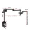 Microscope Accessories Kit Rotatable Folding Bracket Articulating Holder Stand Universal 76/50MM Focus Arm for Stereo Trinocular Microscope Digital Camera Microscope Slides view 2