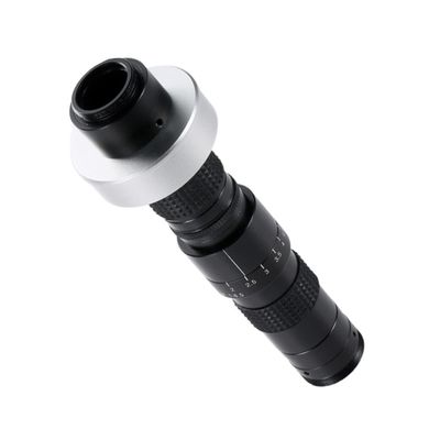 Microscope Accessories Kit for Industrial Electronic Video Microscope Camera Lens 0.7X-4.5X Continuous Zoom Large Depth of Field Adjustment Magnifying Glass Microscope Slides