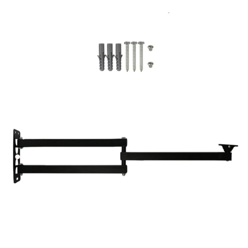 360 Degree Rotating Metal Bracket for Devices Projectors with Multiple Directional Joints Adjustable Metal Projector Stand with Foldable Extension Arm