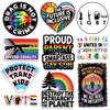 10 Pcs LGBTQ+ Pride Sticker Pack  Equality & Inclusive Vinyl Decals for Laptops, Journals, Scrapbooking  Rainbow & Activism Stickers for Pride Month & Social Justice (Normal, 7 Inch) view 1