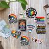 10 Pcs LGBTQ+ Pride Sticker Pack  Equality & Inclusive Vinyl Decals for Laptops, Journals, Scrapbooking  Rainbow & Activism Stickers for Pride Month & Social Justice (Normal, 7 Inch) view 3