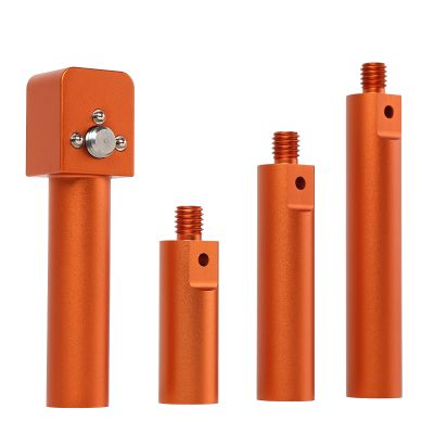 Eonvic 19mm Rod Mounting Bracket for ARRI RED Camera, with 2" 3" 4" Length Extension 3/8 Screw and Anti Twist (Orange)