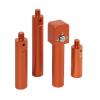 Eonvic 19mm Rod Mounting Bracket for ARRI RED Camera, with 2" 3" 4" Length Extension 3/8 Screw and Anti Twist (Orange) view 3
