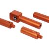 Eonvic 19mm Rod Mounting Bracket for ARRI RED Camera, with 2" 3" 4" Length Extension 3/8 Screw and Anti Twist (Orange) view 4