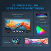 FEELWORLD FVM215 1000 Nits 21.5-inch Broadcast Monitor with Waveform, 3D LUT, 8-bit Color Depth, 4K60Hz HDMI & 3G-SDI Input/Output view 2