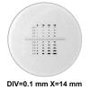 Microscope Accessories Kit Micrometer Diameter 26mm Calibration Board Optical Ruler Microscope Microscope Slides view 2