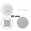 Microscope Accessories Kit Micrometer Diameter 26mm Calibration Board Optical Ruler Microscope Microscope Slides view 3