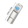 16/32/64/128/256G Fingerprint Type C Flashing Drive USB Fingerprint Flashing Privacy Management Shockproof Biometric Security USB view 3