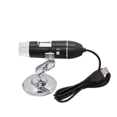 Microscope Accessories Kit Adjustable 1600X USB Digital Microscope Electronic Microscopio Camera 8 LED Lights Zoom Magnifier for Soldering Repair Microscope Slides