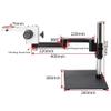 Microscope Accessories Kit Heavy Duty Boom Metal Table Stand 50mm/76mm Holder Universal Large Tripod for Industrial Stereo Microsocpe Microscope Slides view 4