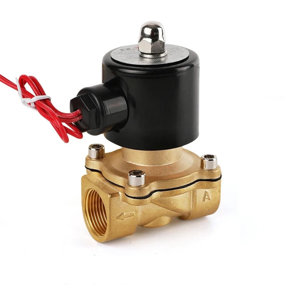 Pneumatic DN08 DN10 DN15 DN20 DN25 1/4" 3/8" 1/2" 3/4" 1" Solenoid Valve 12V 220V Pneumatic Valve for Water Oil helium gas(DN08,DC12V) (DN25)