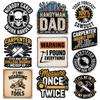 10 Pcs Handyman & Carpenter Sticker Pack  Funny Tool & Woodworking Vinyl Decals for Laptops, Toolboxes, Water Bottles & Garage Decor  Construction & DIY Humor Stickers (Normal, 4 Inch) view 1