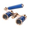 Aroncent Opera Glasses Binoculars 3x25 Vintage Theater Glasses with Handle: Compact Metal Opera Glasses for Theater Concert - Blue view 1
