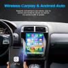 Android Car Radio for Jaguar XK XKR S XKR-S 2006-2013 Stereo Replacement Tesla Style Dash Touch Screen GPS Navigation Head Unit Audio Multimedia Player Wireless Carplay (8-128GB) view 4