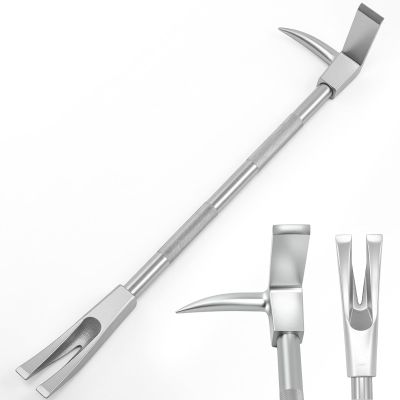 Lingvee 1 Pcs 30" Halligan Bar,Silver
