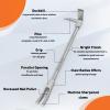 Lingvee 1 Pcs 30" Halligan Bar,Silver view 3