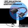 Compactly VGA Hdmis Video Converters Plugs and Play USB Powered Supports 1080P Signals Transfer PC to TVs Connecting PC VGA to Hdmis Adapter for HDTV view 3