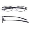 Lightweight Reading Glasses TR90 Frame Magnification Rectangular Women Men Unisex Full Rim (3 PCS One Black+One Brown+One Red, 3.5, x) view 3