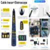 Upgarded 8K IPC CCTV Tester Monitor 8MP CVI TVI AHD CVBS Coaxial Camera Test 5.4inch Touchscreen RJ45 Cable Test RS485 VGA HDMI Input POE WiFi Cable Tracer (IPC-5100C Plus) view 4