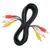 10FT RCA Audio Video Composite Cable, AV Cable Red/White/Yellow 3 Male to 3 Male for TV, DVD, VCR, Projector, Amplifier, Speaker, Satellite, Home Theater Receivers view 1