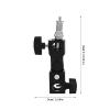 DOITOOL Camera Flash Bracket: Adjustable Umbrella Mount Holder Tripod Flash Adapter for Photography Lighting Hot Shoe Accessories for Studio view 2