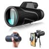 12x42 HD Waterproof Monocular Telescope with Phone Holder & Tripod - Perfect for Bird Watching, Hunting, Camping, Travel view 1