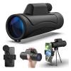 10x42 Monocular Telescope with Smartphone Holder & Tripod - HD Prism Scope for Bird Watching, Hunting, Hiking, Travel, Camping view 1
