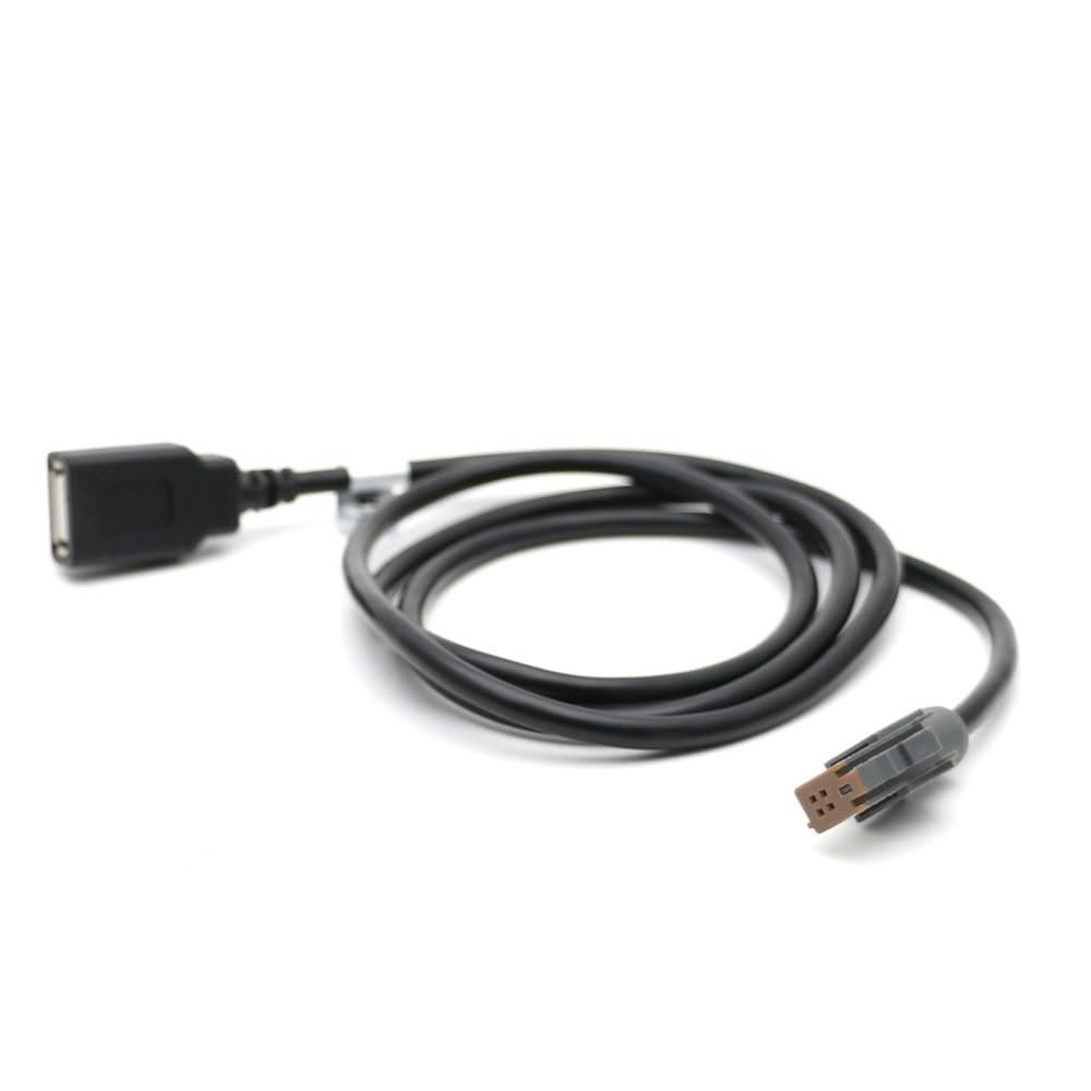 Car Aux Audio Input Media Data Wire for Custom 4PIN Plug Adapter to Standard USB Interface Line Extension Lead for(for Suzuki Vitera)