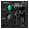40x60 HD Monocular Telescope - Waterproof Fogproof Scope for Bird Watching, Compass, Smartphone Holder, Tripod Included view 3