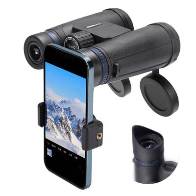 12X42 Binoculars for Adults - High-Powered IPX5 Roof Prism Binoculars with Large Field of View