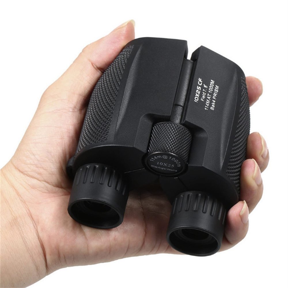 10X25 Binocular Telescope for Adults - Compact, High-Power, HD Optical Binoculars for Bird Watching, Hunting, Travel, and Sports