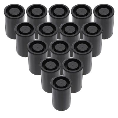 DOITOOL 30pcs Empty Film Canisters with Caps PE Camera Reel Storage Cases Organizer for Film Fishing Bait Small Items Photographic Accessories