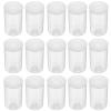DIYEAH 50pcs Clear Plastic Refillable Storage Jars with Caps Portable Round Containers Portable Travel Film Storage Negative Tubes view 1