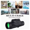40x60 Waterproof Fogproof Monocular Telescope - HD High Power Scope with Compass, Smartphone Holder, Tripod for Bird Watching view 2