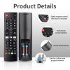 (2+2 Packs) Universal Replacement Remote No Setup Fit LG All TV Remote with Anti-Lost Soft Protective Silicone Cover Case Blue & Yellow Compatible with LG All Smart LCD LED HDTV UHD OLED 3D 4K TVs view 3