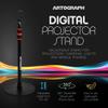 Artograph Smart LED Art Projector, Auto Focus Grids & Remote, Inspire 1500 + Adjustable Projector Stand for Digital Projector, Camera, or Lights view 3