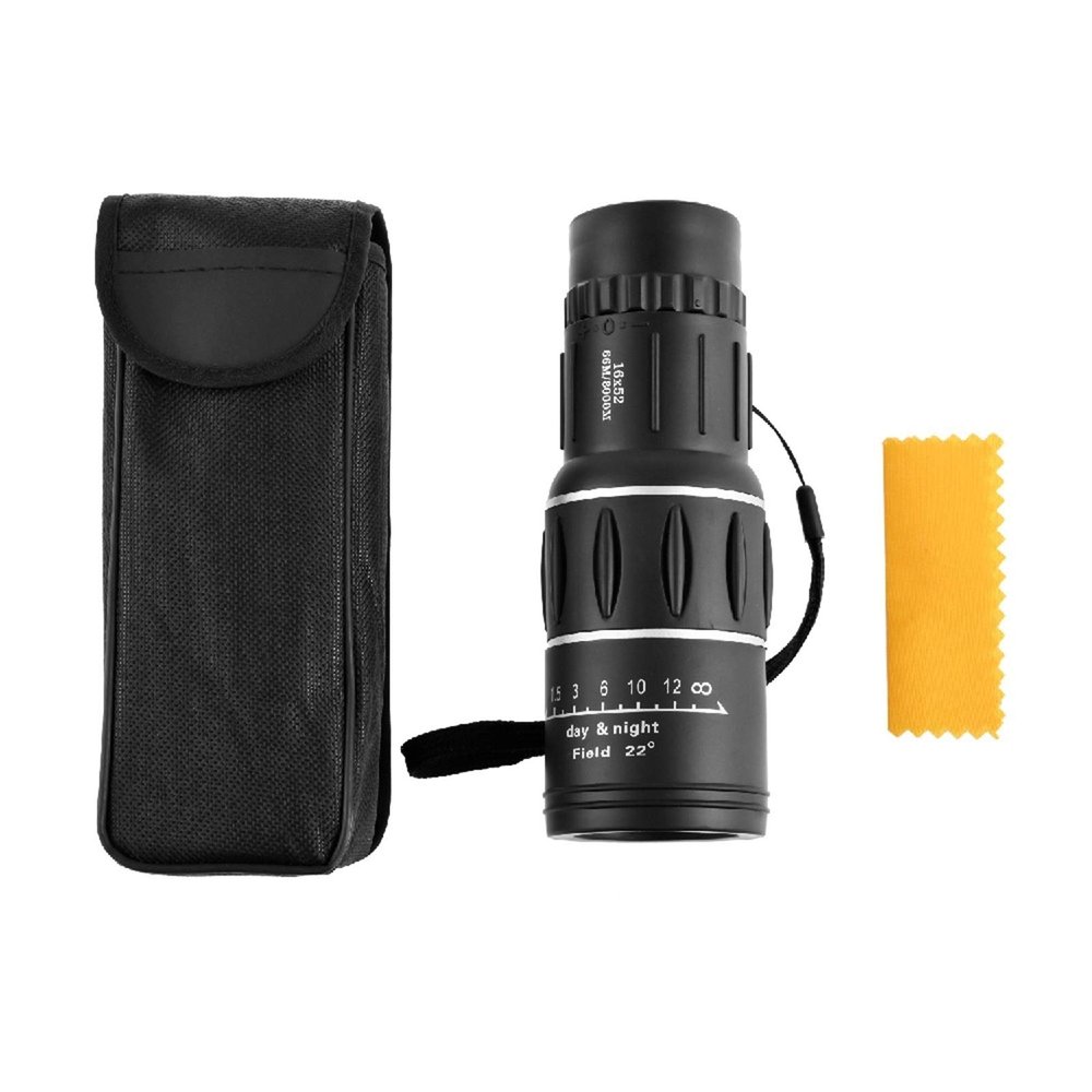 16X52 Dual Focus Monocular Telescope - Handheld Outdoor Binoculars for Bird Watching & Camping