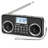 Bluetooth Speaker with FM Radio, Good Sound, TF Card/USB Playback, Mp3 Player with Speaker, Headphone Jack, USB C Rechargeable Radio fm, Indoor and Outdoor, Bluetooth Radios(NO AM) view 1