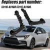 1 Pair Left and Right Side Front Bumper Mounting Support Bracket Fits for 2019 2020 2021 Toyota Corolla LE XLE Replaces 52116-02460 52115-02480 view 3