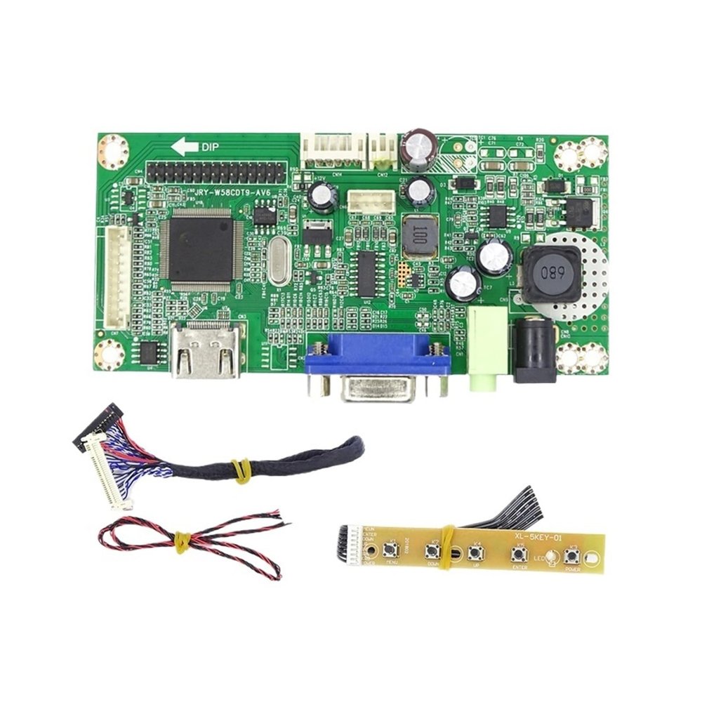 V236BJ1-LE1 Controller Board HDMI and VGA DC12V LVDS LED 1366x768 DIY Display