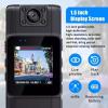 DBEIXIWEI Mini Body Camera 1080P HD with 180 Rotatable Lens & 155 Wide-Angle Lens Infrared Night Vision Support 4128GB TF Card view 2