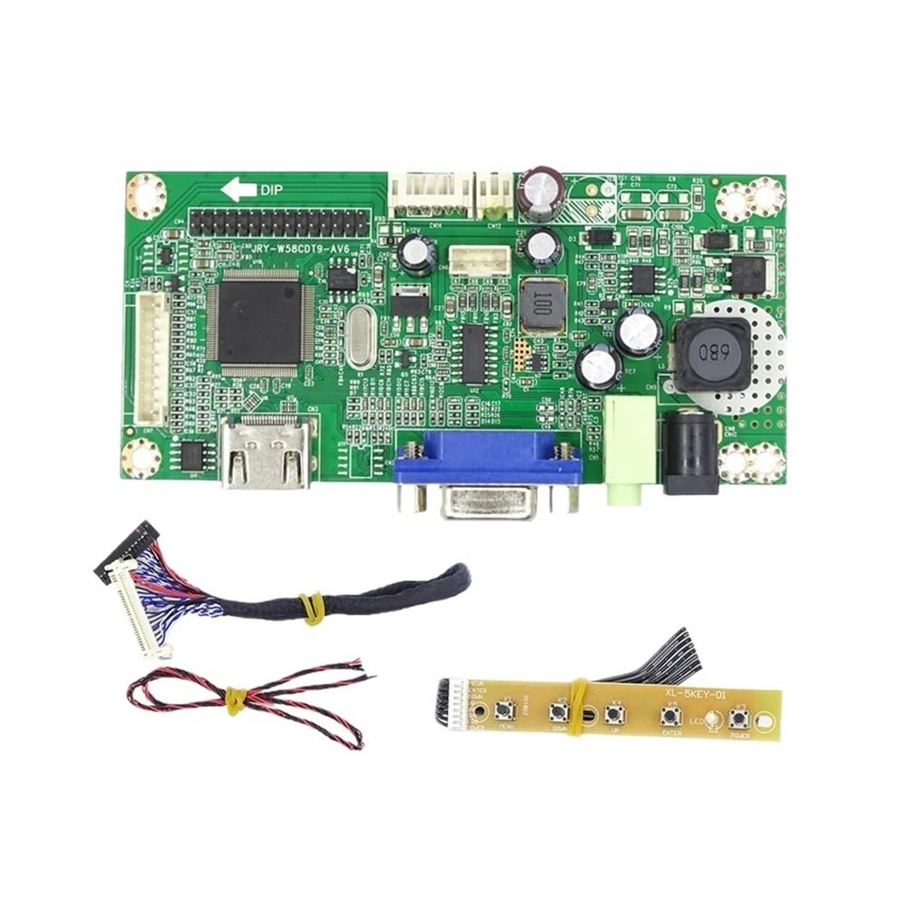 M236HGE-L20/HR236WU1-300/M236HJJ-L31 LCD Controller Board HDMI and VGA DC12V 30pin LVDS LED 1920x1080P DIY Display Screen(M236HGE-L20)