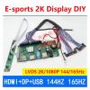 E-Sports Display DIY LVDS 4ch 8-bit 2K 1080P 144Hz 165Hz HDMI-Compatible DP Control Drive Board view 2
