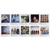 FUJIFILM INSTAX Square White Marble Instant Film (10 Exposures) Bundle with Microfiber Cleaning Cloth view 3