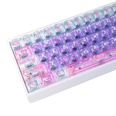 135pcs PC Keycaps Optimized Backlighting Anti Fade Coating Comfortable Grip Personalizing Design Wear Keycaps