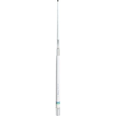 Galaxy VHF Marine Radio Antenna | 14 ft 8dB Gain | White Surface Mount | Includes 20 ft RG-8X Coax Cable